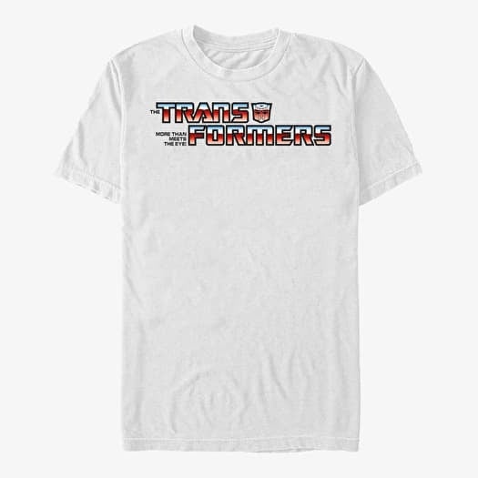 Tričko Merch Hasbro Vault Transformers - Autobot Logo Unisex T-Shirt White