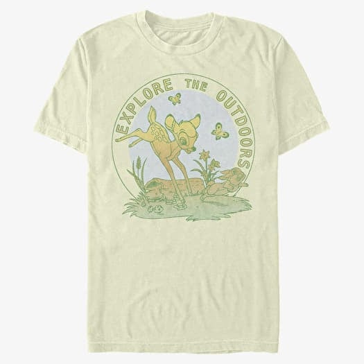 Merch Disney Classics Bambi - Explore With Bambi Unisex T-Shirt Natural