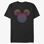 Merch Disney Classic Mickey - Mickey Mandala Fill Unisex T-Shirt Black