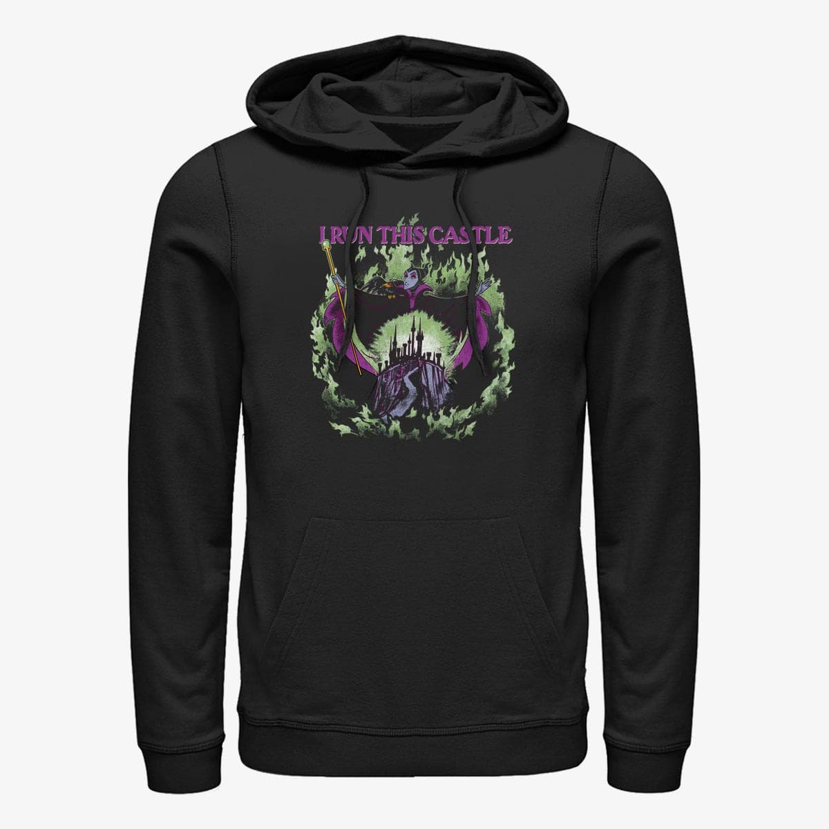 Sweatshirts Merch Disney Sleeping Beauty - She Runs The Show Unisex Hoodie Black