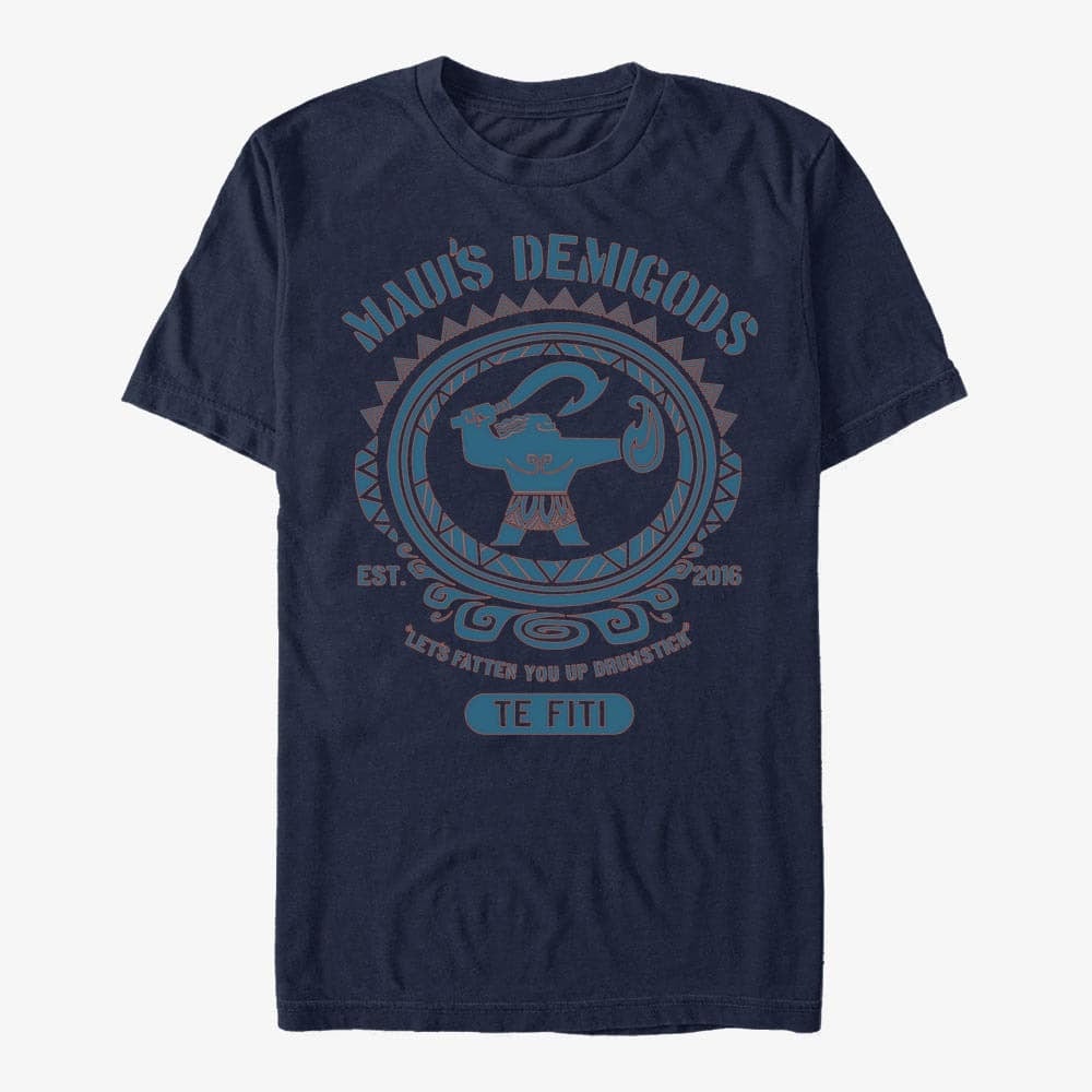 T-Shirts Merch Disney Moana - Mauis Demigods Unisex T-Shirt Navy Blue