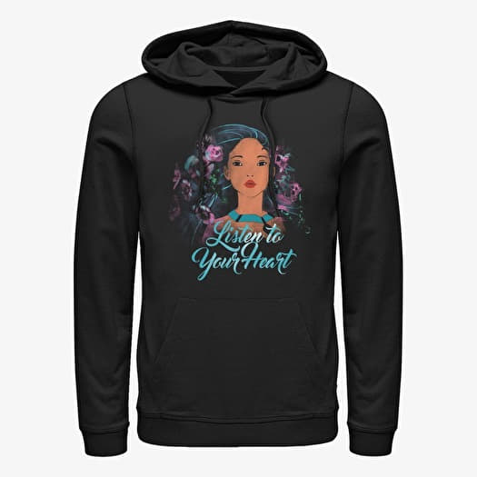 Sweat-shirt Merch Disney Pocahontas - Flower Pocahontas Unisex Hoodie Black