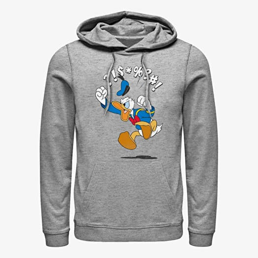 Sweatshirt Merch Disney Classics Mickey Classic - Donald Jump Unisex Hoodie Heather Grey