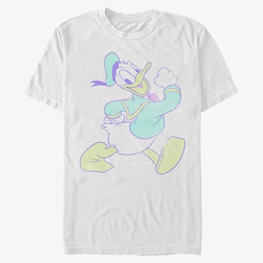 T-shirt Merch Disney Classics Mickey Classic - Neon Donald Unisex T-Shirt White