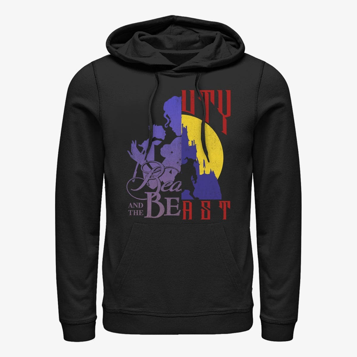 Kapuutsikud ja kampsunid Merch Disney Beauty & The Beast - Beauty Split Unisex Hoodie Black