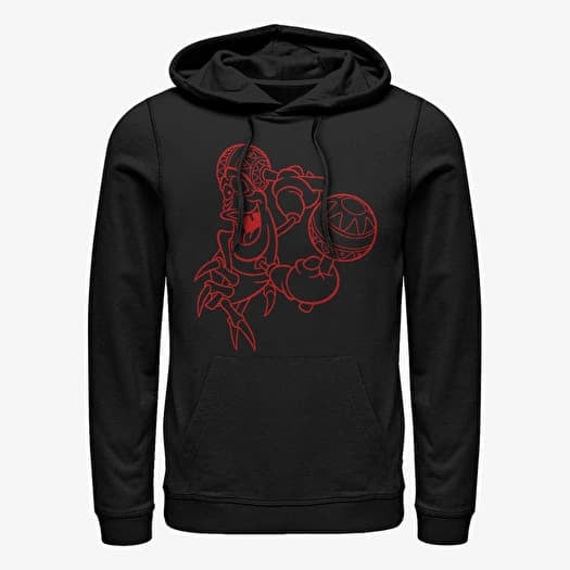 Sweatshirt Merch Disney The Little Mermaid - Sebeztian Front Unisex Hoodie Black