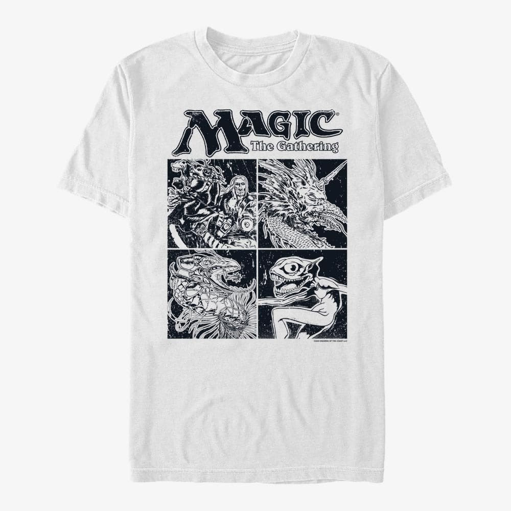 T-shirts Merch Magic: The Gathering - Four Box Unisex T-Shirt White
