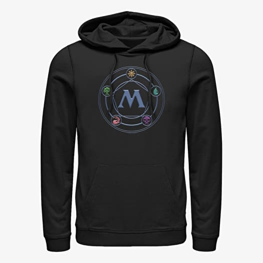 Džemperis Merch Hasbro Magic: The Gathering - Stone Mana Pentagon Unisex Hoodie Black