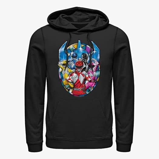 Sweatshirt Merch Hasbro Vault Power Rangers - Powers of Glass Unisex Hoodie Black
