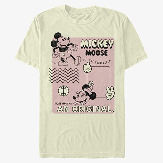 T-shirt Merch Disney Classics Mickey Classic - Orginal Mickey Unisex T-Shirt Natural