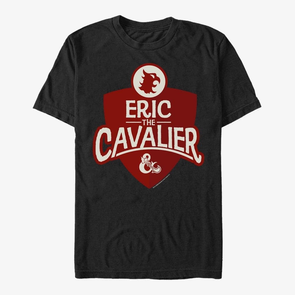T-Shirts Merch Dungeons & Dragons - Eric Cavalier Unisex T-Shirt Black