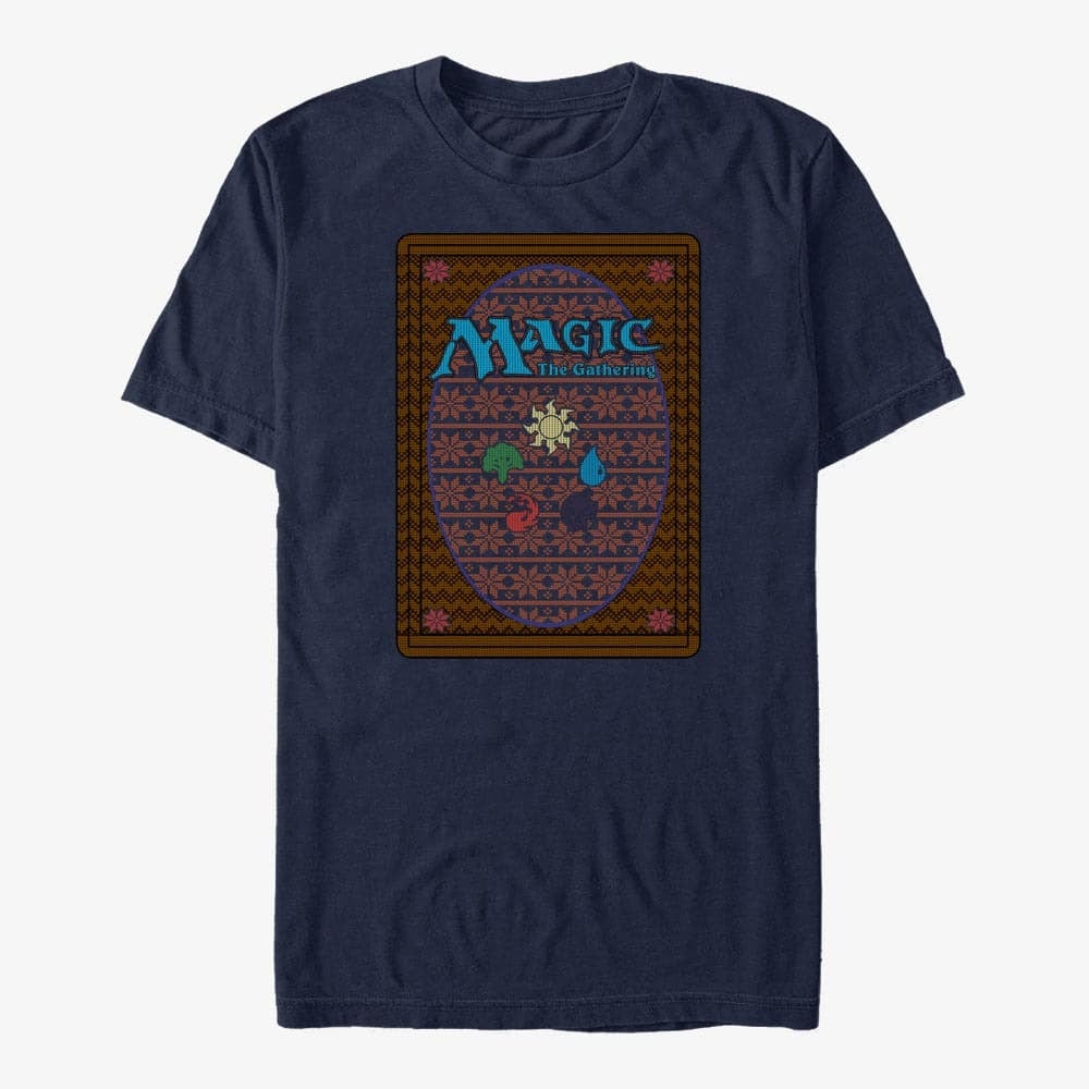 Tricouri  Merch Magic: The Gathering - Magic Sweater Unisex T-Shirt Navy Blue