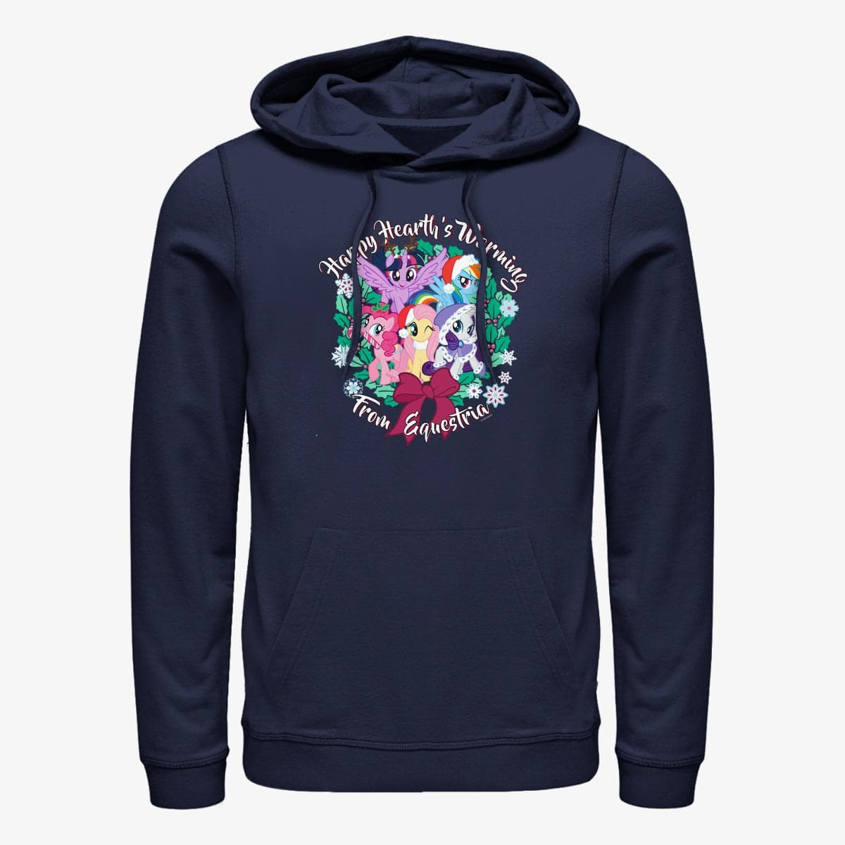 Felpe Merch Hasbro Vault My Little Pony - Happy Hearth's Warming Unisex Hoodie Navy Blue