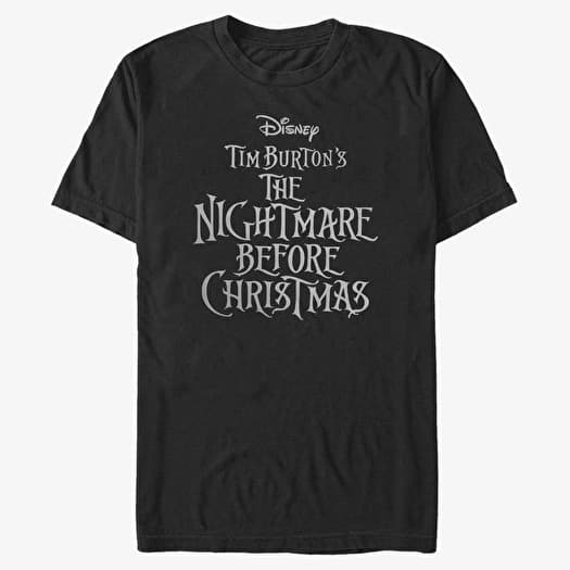 Majica Merch Disney Classics Nightmare Before Christmas - Logo Unisex T-Shirt Black