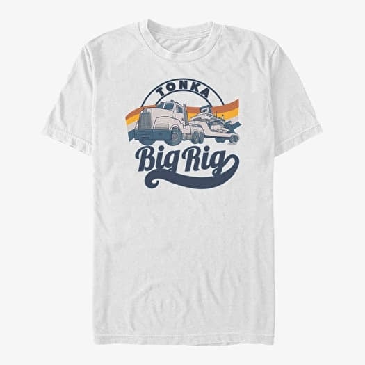 Majica Merch Hasbro Vault Tonka - Big Rig Retro Unisex T-Shirt White