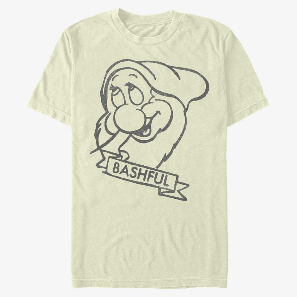 Pólók Merch Disney Snow White - Bashful Unisex T-Shirt Natural