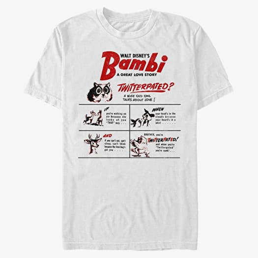 T-shirt Merch Disney Bambi - Twitterpated Unisex T-Shirt White