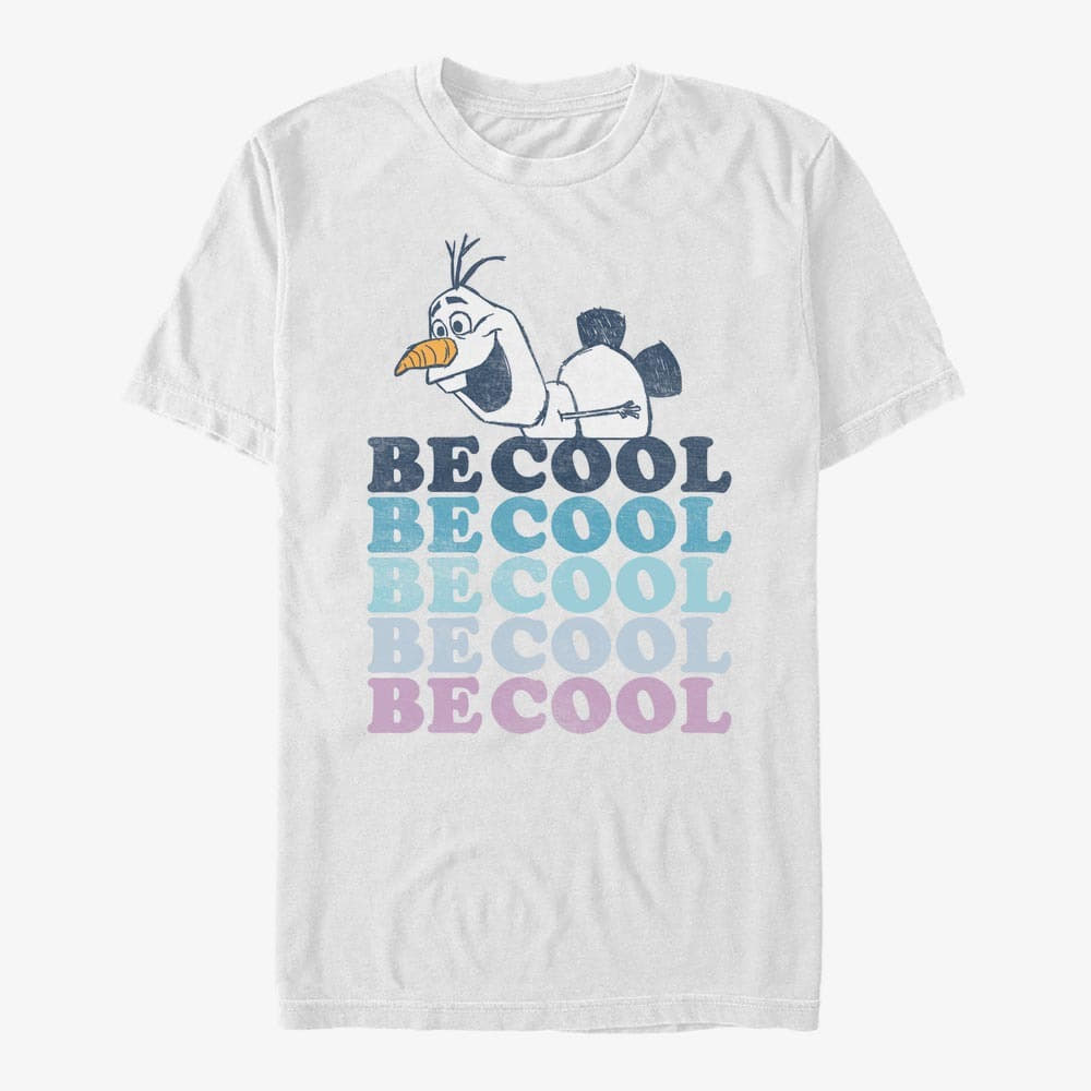 Тениски Merch Disney Frozen 2 - OLAF BE COOL Unisex T-Shirt White