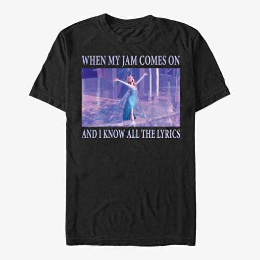 Majica Merch Disney Frozen - Elsa Meme Unisex T-Shirt Black