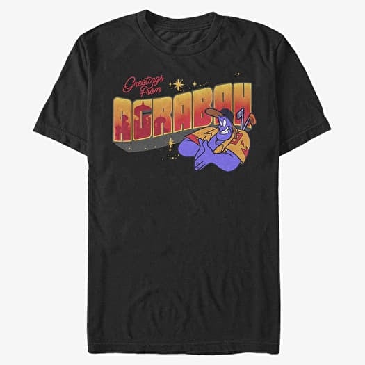 T-shirt Merch Disney Aladdin - Travel Unisex T-Shirt Black