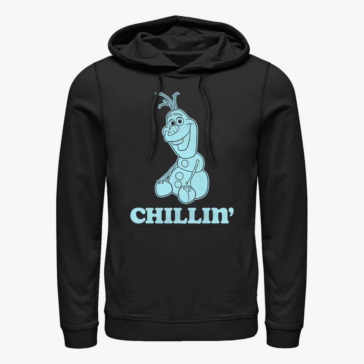 Sweatshirts Merch Disney Frozen - Basic Chill Unisex Hoodie Black