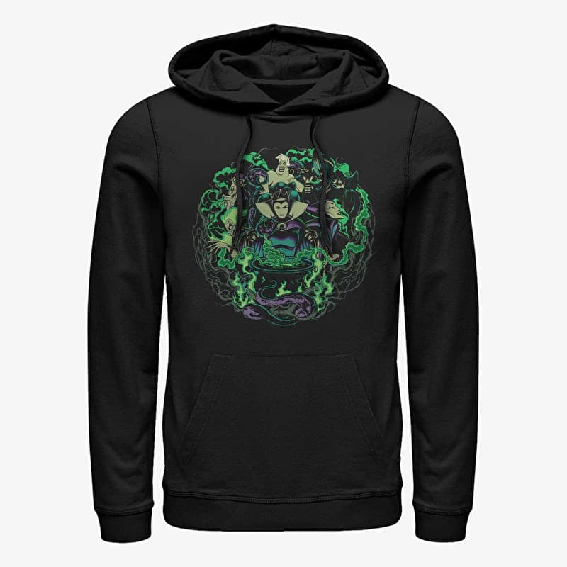 Mikina Merch Disney Villains - Epitome of Evil Unisex Hoodie Black