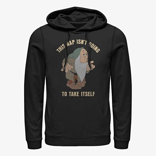 Sweatshirt Merch Disney Snow White - Nap Taker Unisex Hoodie Black