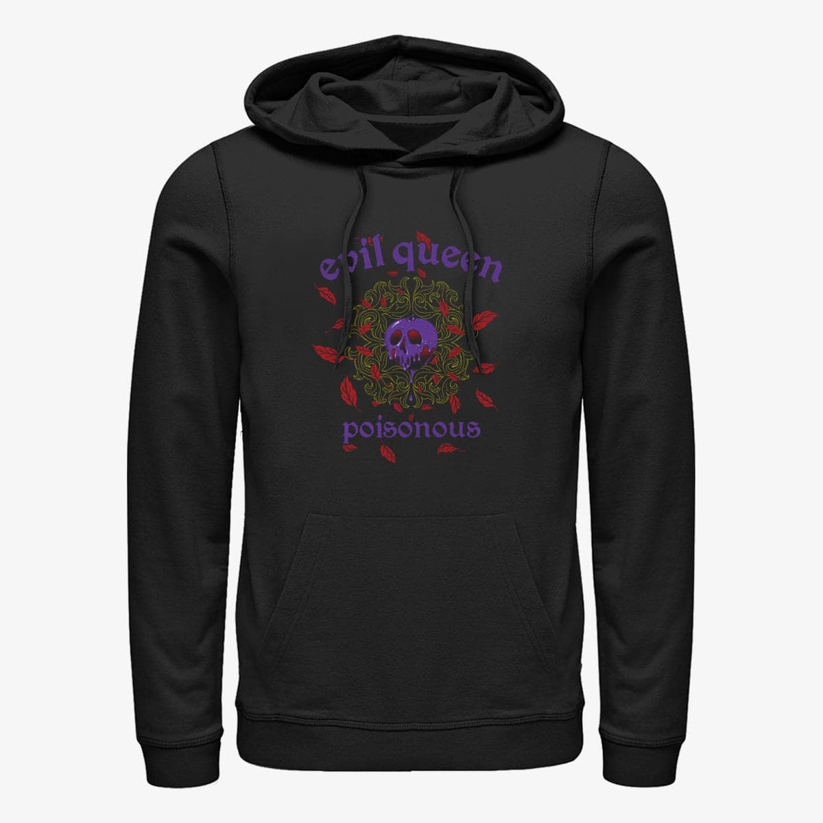 Kapucnis pulóverek és pulcsik Merch Disney Villains - Poisonous Queen Unisex Hoodie Black