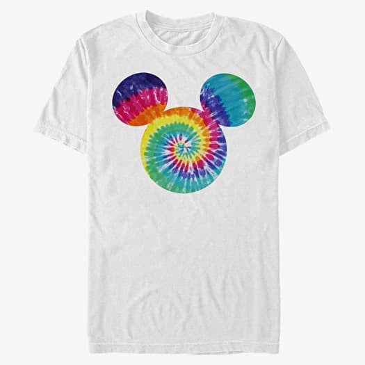 Merch Disney Classic Mickey - Mickey Tie Dye Fill Unisex T-Shirt White
