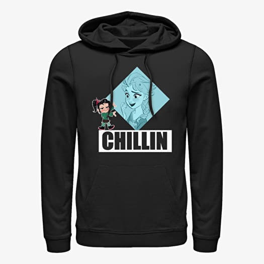 Sweatshirt Merch Disney Wreck-It Ralph 2 - Princess PRobs Unisex Hoodie Black
