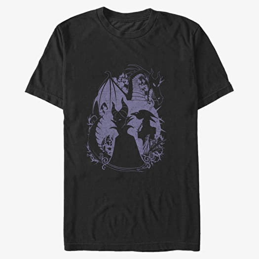 T-shirt Merch Disney Sleeping Beauty - Bone Heart Unisex T-Shirt Black