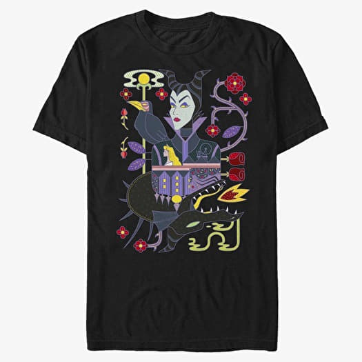 T-shirt Merch Disney Sleeping Beauty - dual maleficient Unisex T-Shirt Black