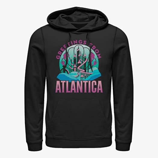 Kampsun Merch Disney The Little Mermaid - Atlantica Unisex Hoodie Black