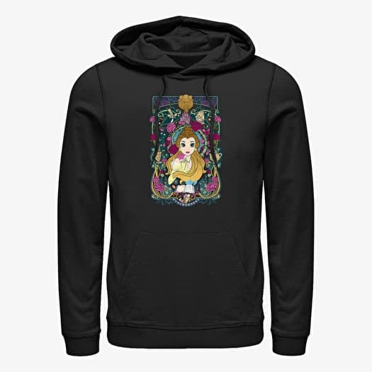 Sweatshirt Merch Disney Beauty & The Beast - Belle Veau Unisex Hoodie Black
