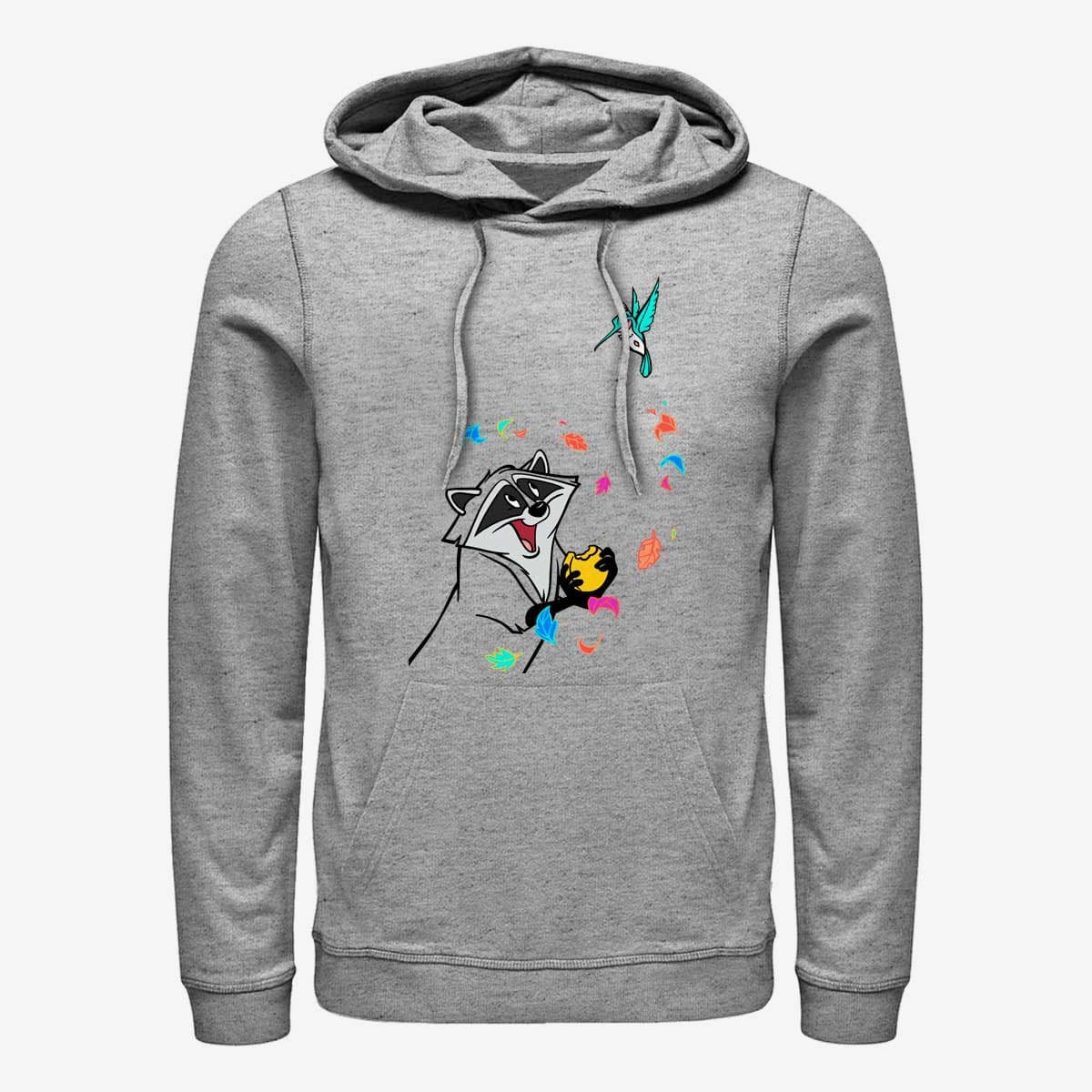 Sweatshirts Merch Disney Pocahontas - Meeko and Flit Unisex Hoodie Heather Grey