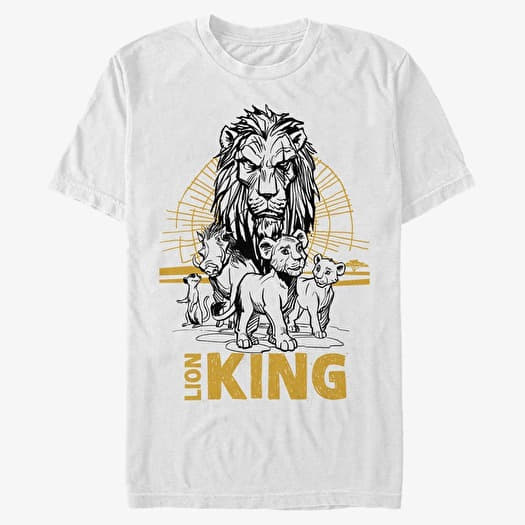 Majica Merch Disney Lion King - Lion King Group Unisex T-Shirt White