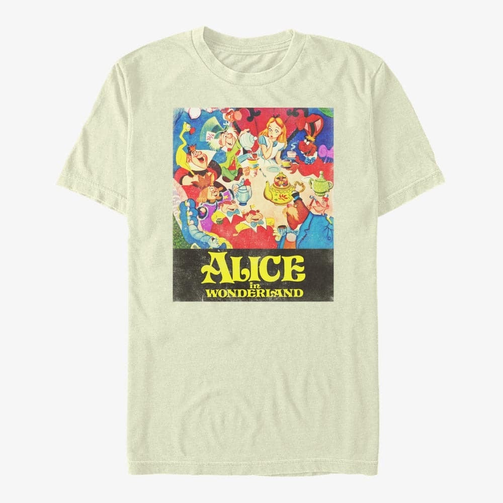 Футболки Merch Disney Alice In Wonderland - DSNY AIW TEA PARTY Unisex T-Shirt Natural