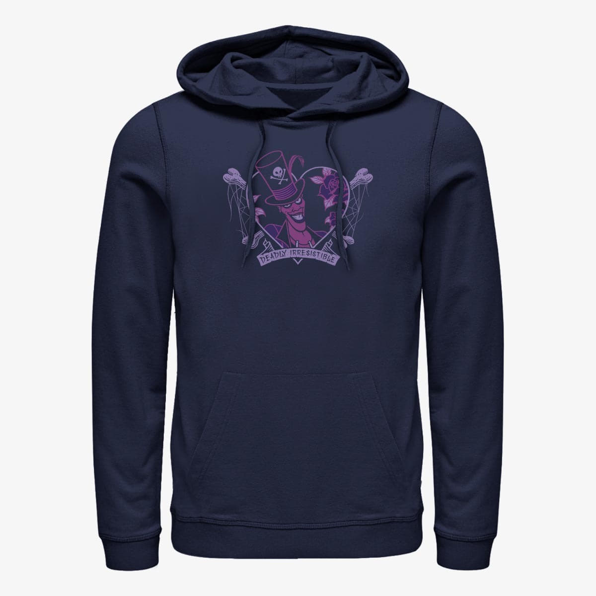 Sweaters Merch Disney Villains - Deadly Irresistible Unisex Hoodie Navy Blue