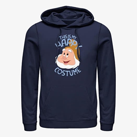 Mikina Merch Disney Snow White - HAPPY COSTUME Unisex Hoodie Navy Blue