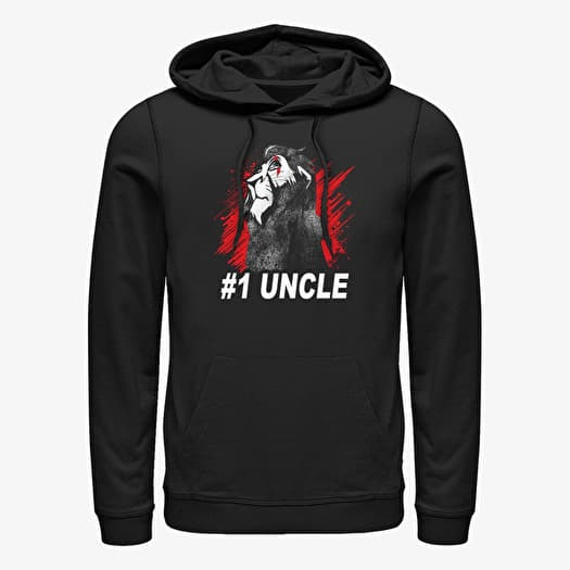 Pulóver Merch Disney The Lion King - Uncle Scar Unisex Hoodie Black