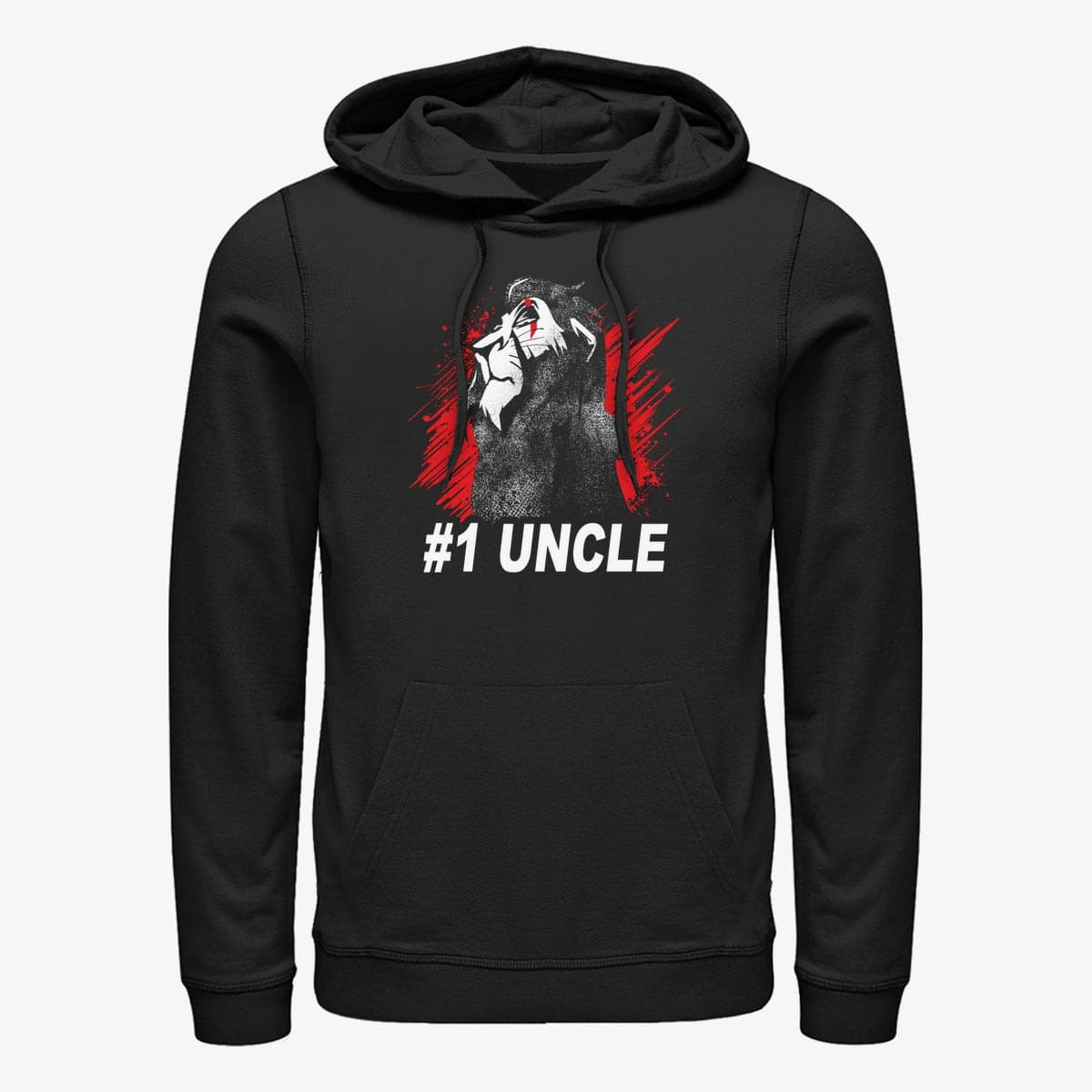 Pulóverek Merch Disney The Lion King - Uncle Scar Unisex Hoodie Black