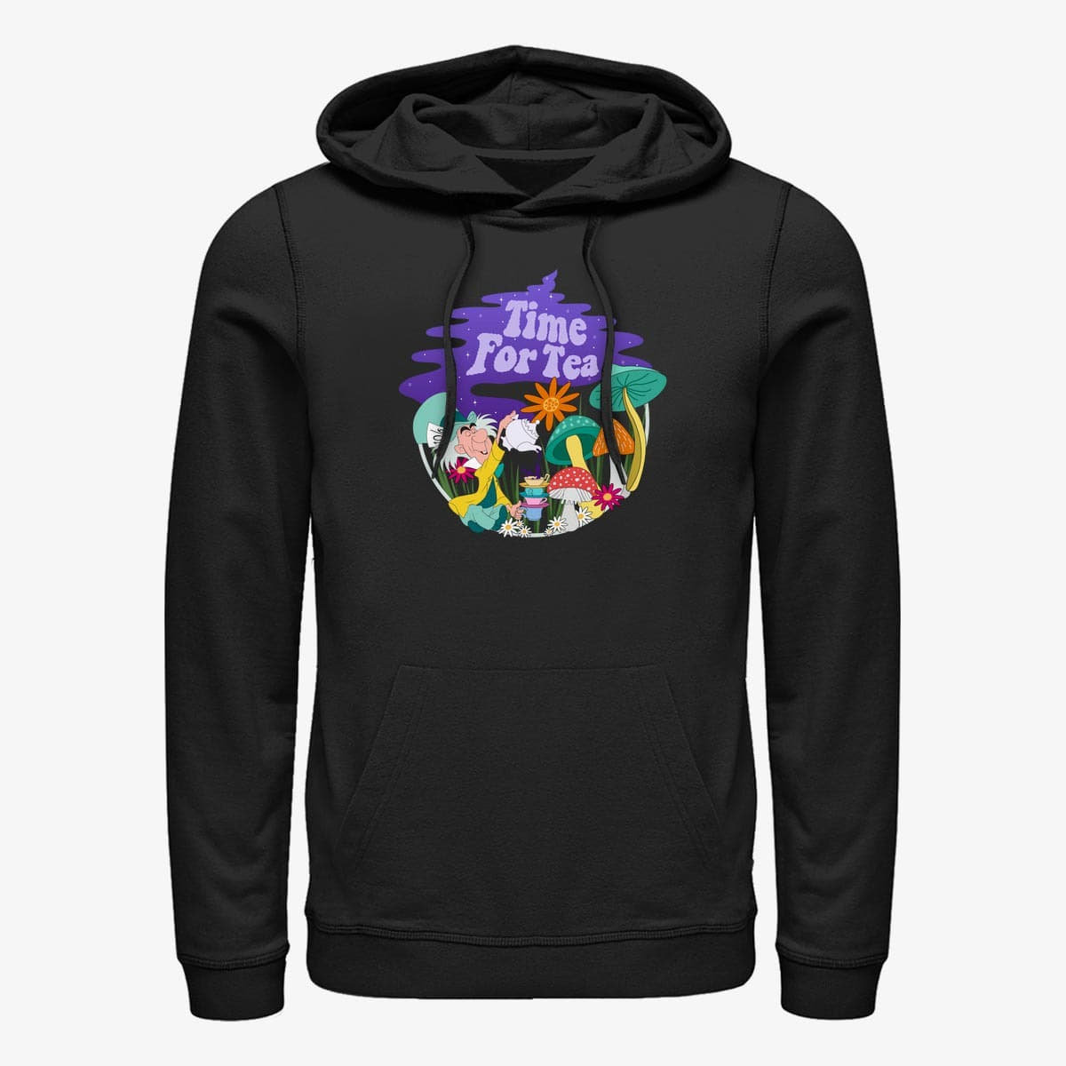 Толстовки та реглани Merch Disney Alice in Wonderland - Tea Time Filled Unisex Hoodie Black