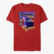 Merch Disney Darkwing Duck - Darkwing Comic Unisex T-Shirt Red