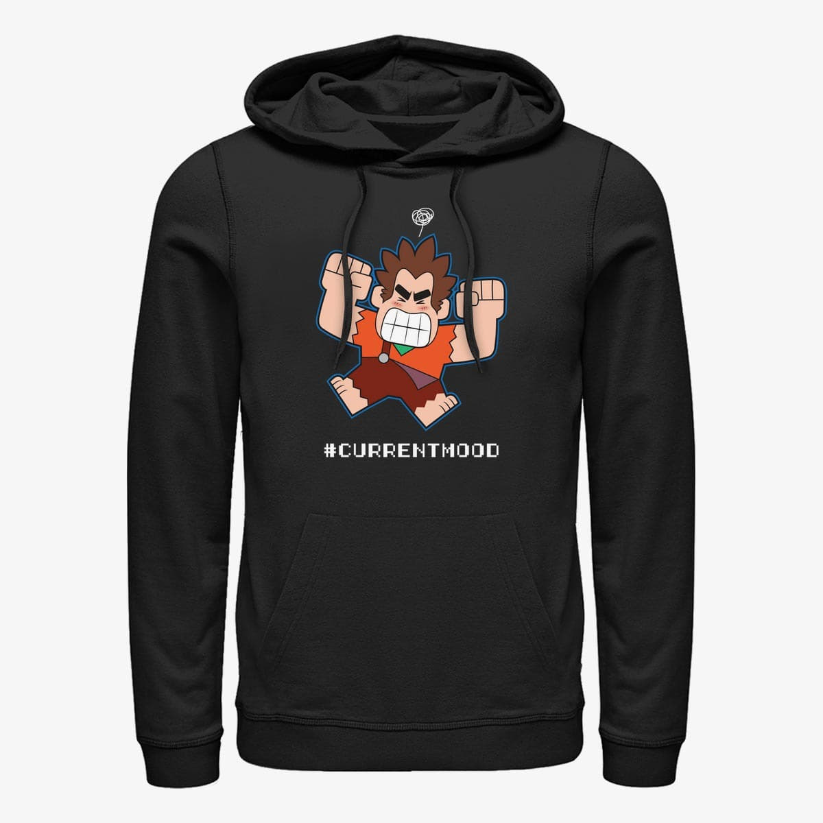 Sweatshirts Merch Disney Wreck-It Ralph 2 - Current Mood Unisex Hoodie Black