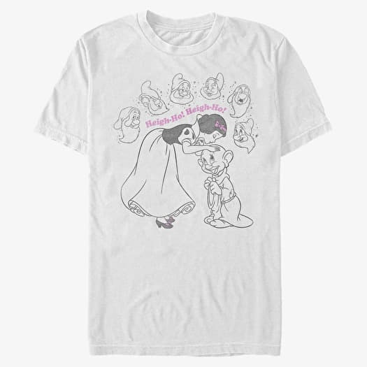 Tricou Merch Disney Snow White - Heigh-Ho Unisex T-Shirt White
