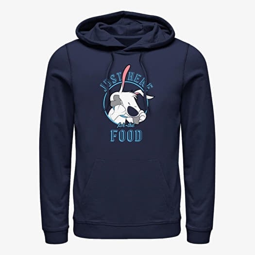 Džemperis Merch Disney Mulan - Lil Brother Food Unisex Hoodie Navy Blue