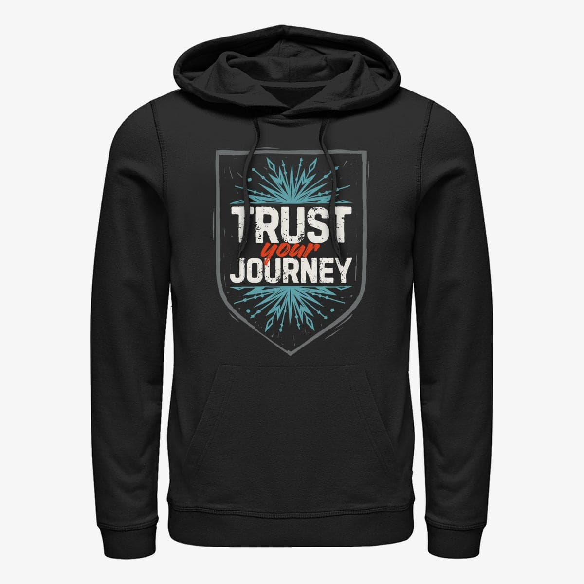 Dukserice Merch Disney Frozen 2 - Trust in It Unisex Hoodie Black