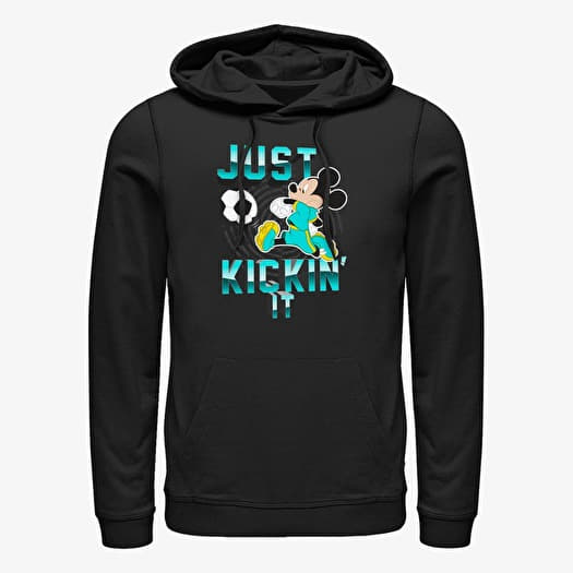 Merch Disney Classic Mickey - Kickin It Unisex Hoodie Black