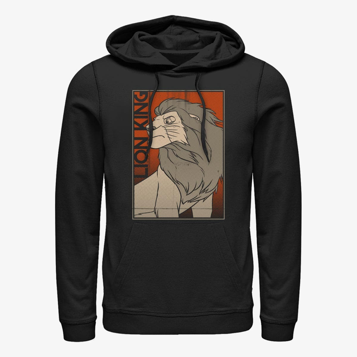 Sweatshirts Merch Disney The Lion King Comic King Unisex Hoodie Black Queens
