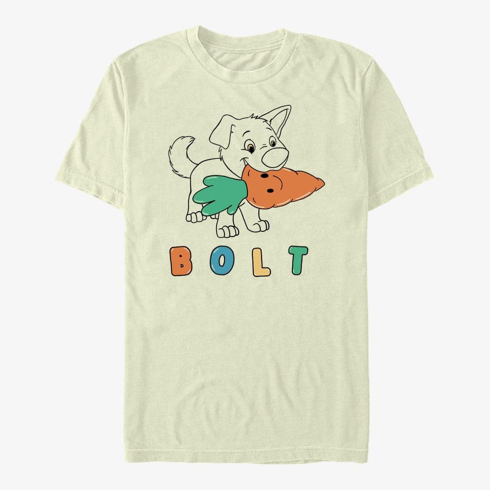 T-shirts Merch Disney Bolt - Pupper Unisex T-Shirt Natural